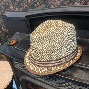 Daniel Cremieux Brown Fedora Hat